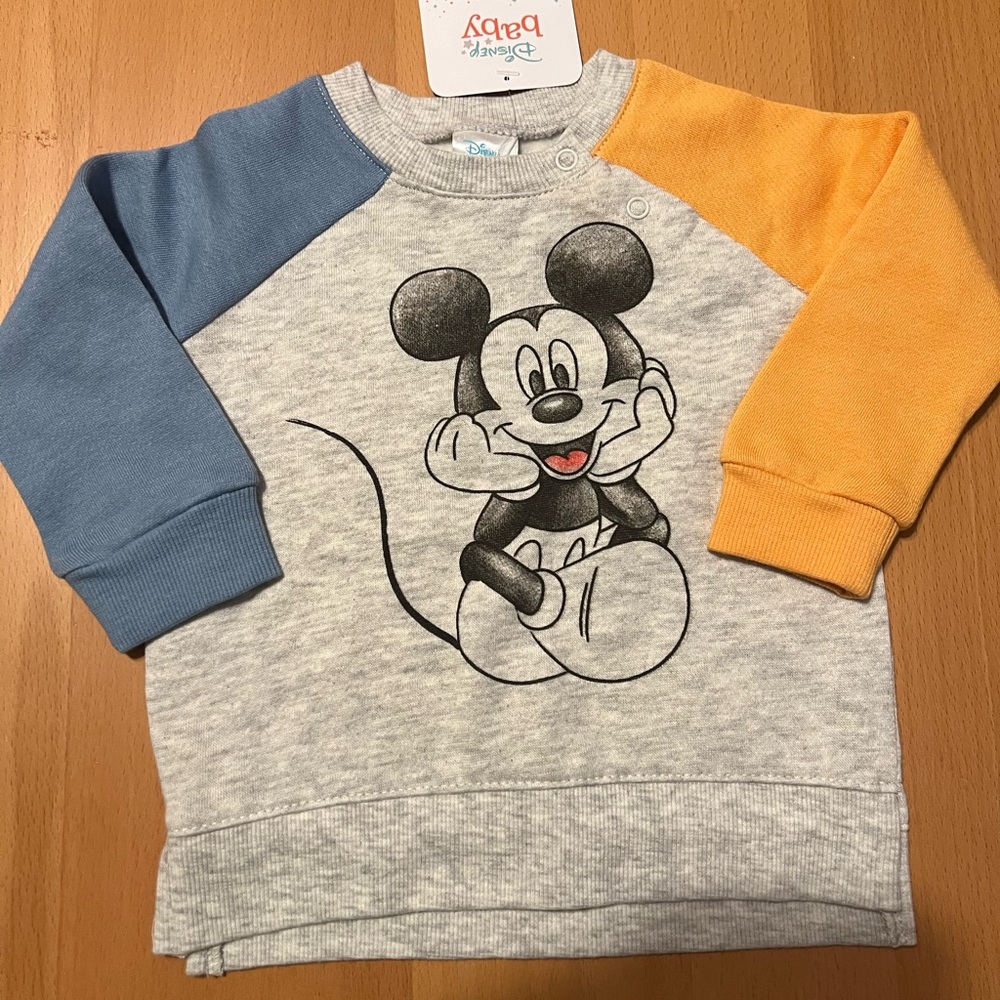 NWT Disney Baby Mickey Mouse Sweatshirt